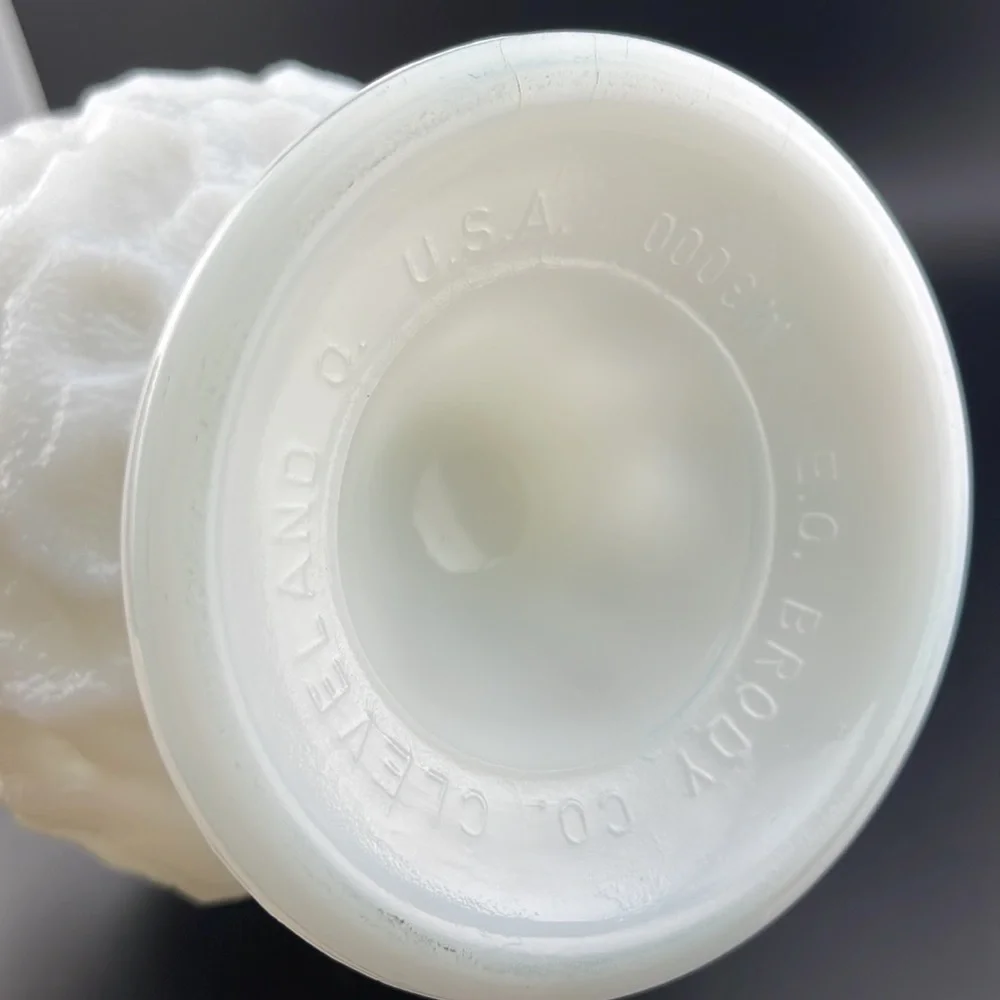 Vintage E.O. Brody Milk Glass